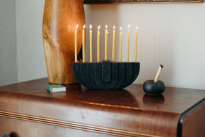 Palo Santo Holder | Black Terrazzo