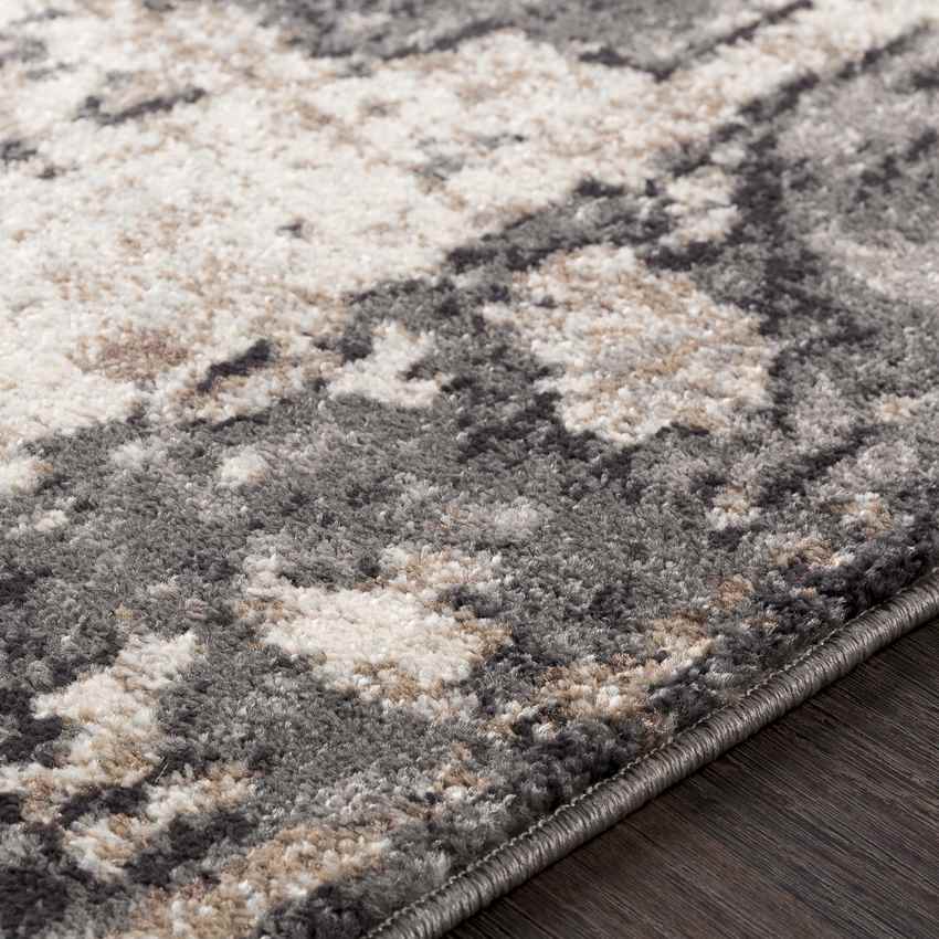 Bowen Traditional Charcoal Area Rug
