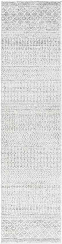 Louise Global Light Gray/White Area Rug