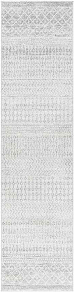 Louise Global Light Gray/White Area Rug