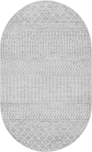 Louise Global Light Gray/White Area Rug