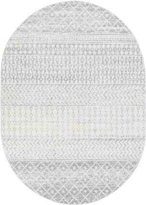 Louise Global Light Gray/White Area Rug