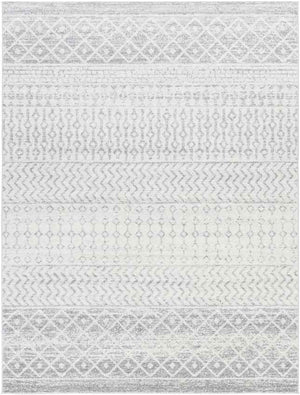 Louise Global Light Gray/White Area Rug