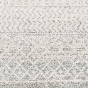 Louise Global Light Gray/White Area Rug