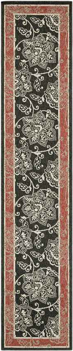 Joel Traditional Black Area Rug