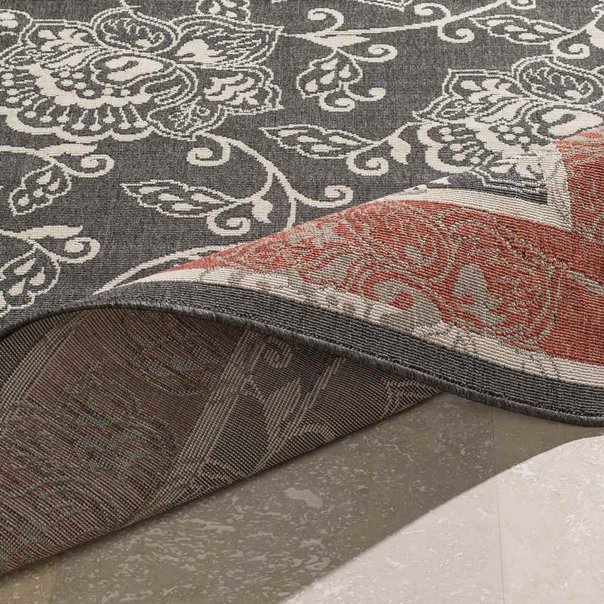 Joel Traditional Black Area Rug