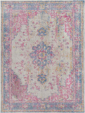 Everly Traditional Blue Area Rug