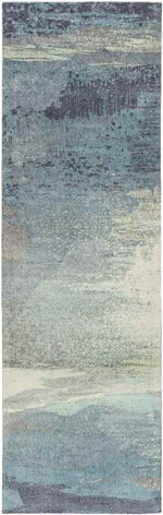 Ellie Modern Sky Blue Area Rug