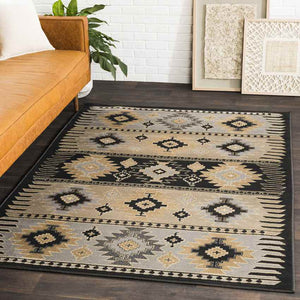 Arizona Rustic Black Area Rug