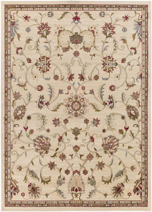 George Traditional Khaki Area Rug