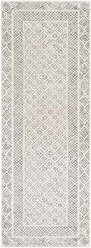 Julian Global Charcoal/Light Beige Area Rug