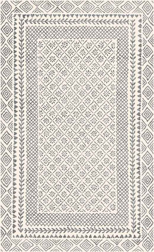 Julian Global Charcoal/Light Beige Area Rug