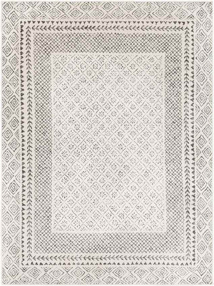 Julian Global Charcoal/Light Beige Area Rug