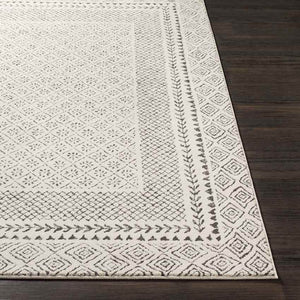 Julian Global Charcoal/Light Beige Area Rug