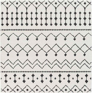 Ava Global Black/Charcoal Area Rug