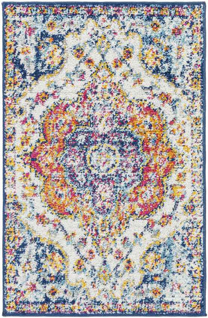 Lola Traditional Pink/Saffron Area Rug