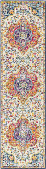 Lola Traditional Pink/Saffron Area Rug