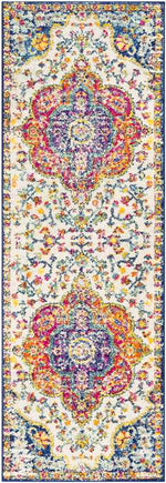 Lola Traditional Pink/Saffron Area Rug