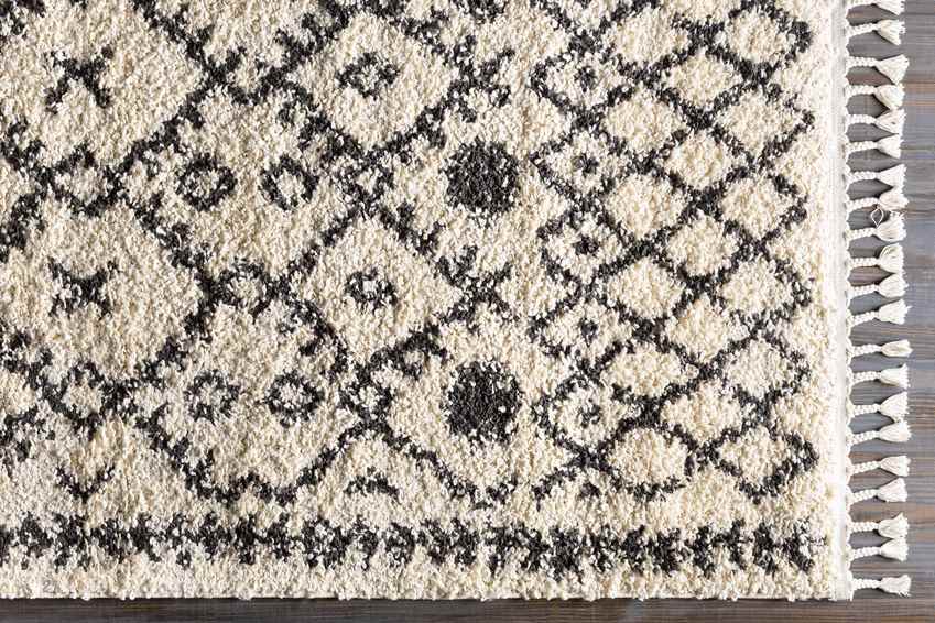 Macolm Global Charcoal/Beige Area Rug