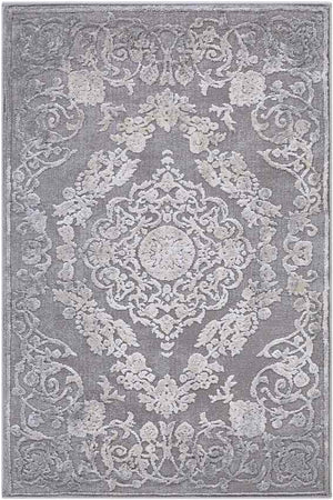 Nantes Traditional Gray Area Rug