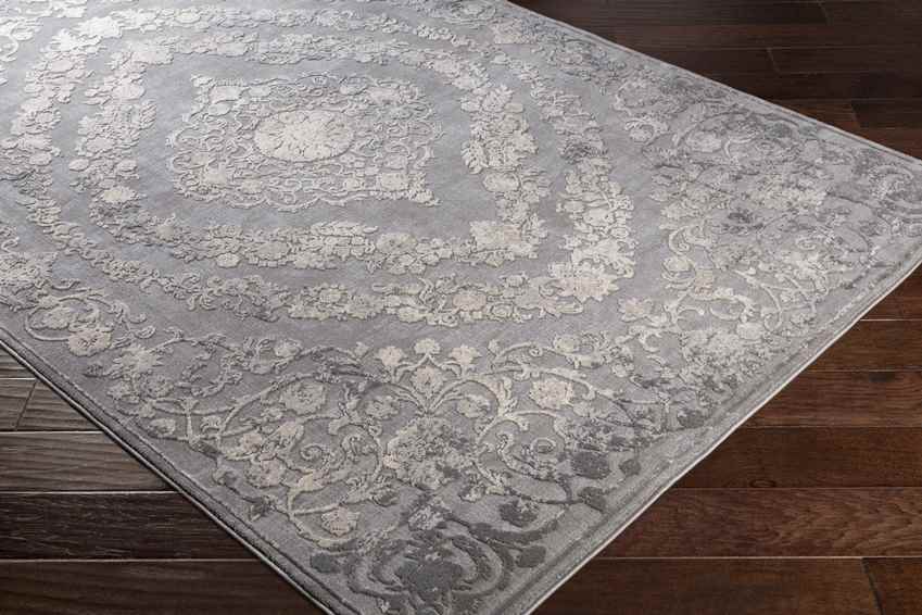 Nantes Traditional Gray Area Rug