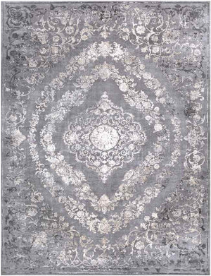 Nantes Traditional Gray Area Rug