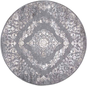 Nantes Traditional Gray Area Rug