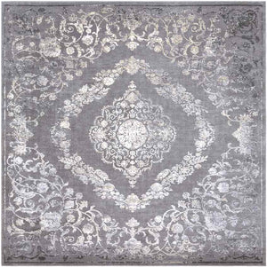 Nantes Traditional Gray Area Rug