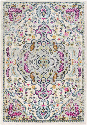 Brest Traditional Light Gray Area Rug