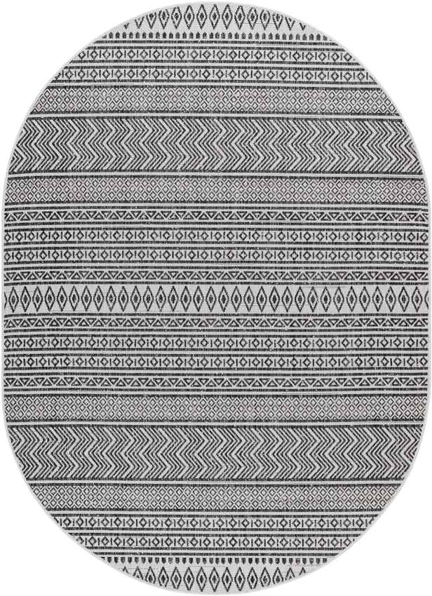 Antibes Global Black Area Rug