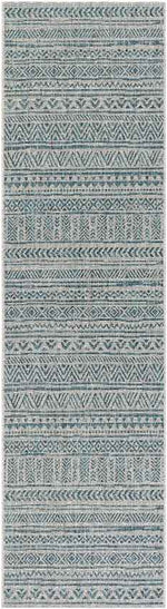 Elodie Global Aqua Area Rug