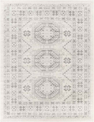 Bron Global Gray/Medium Gray/Khaki Area Rug