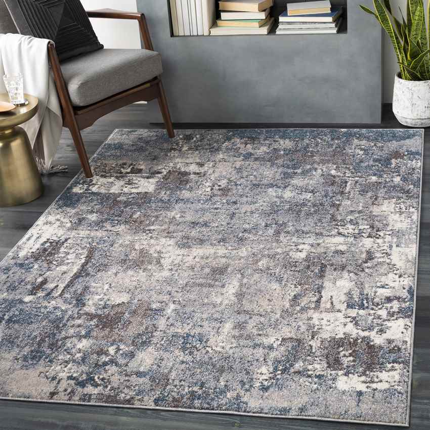 Loire Modern Teal Area Rug