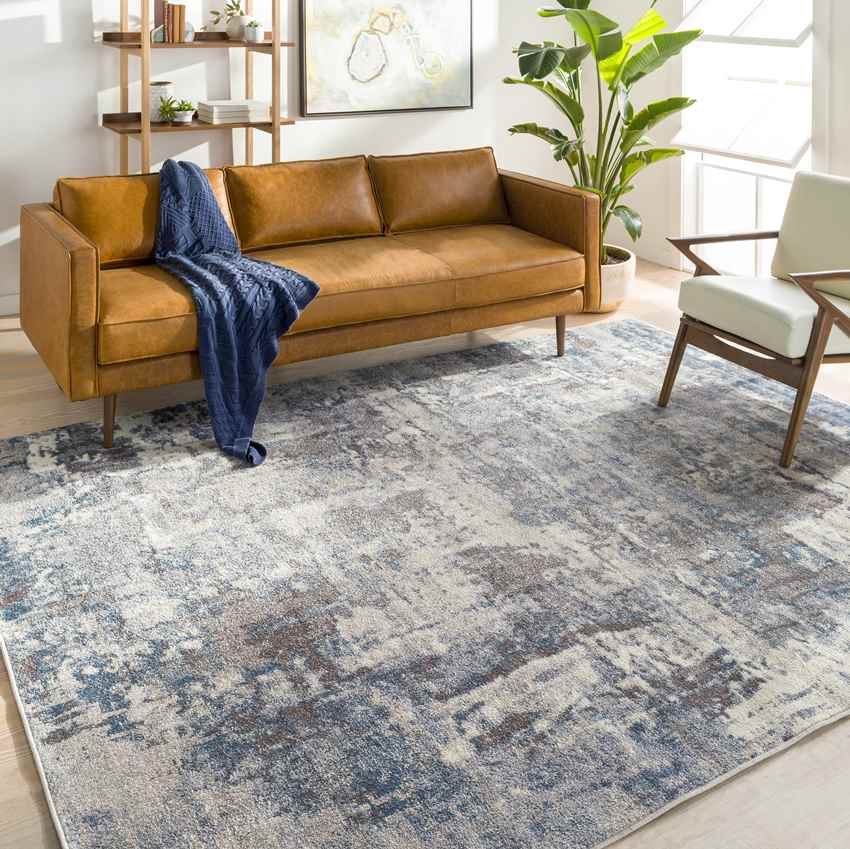 Loire Modern Teal Area Rug