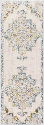 Gard Traditional Sky Blue Area Rug