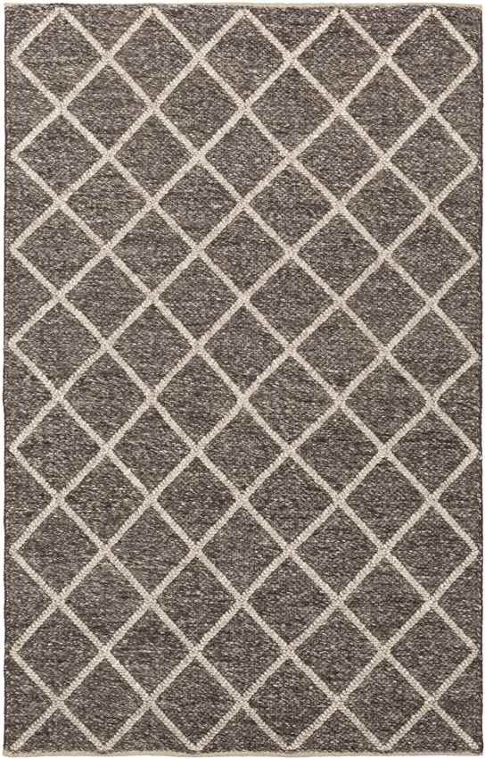 Modena Modern Dark Brown/Cream Area Rug