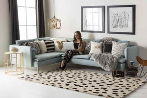 Sanremo Modern Beige Area Rug