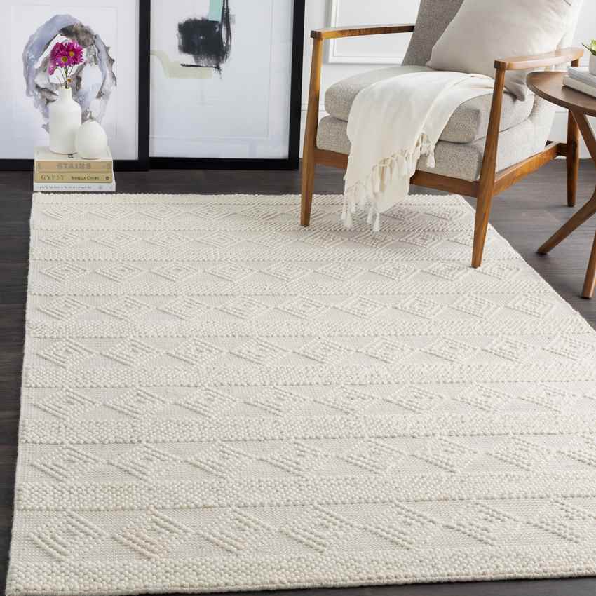 Colville Cottage White Area Rug