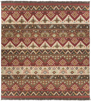 Claudette Rustic Dark Brown Area Rug