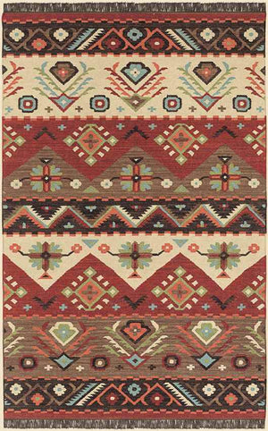 Claudette Rustic Dark Brown Area Rug