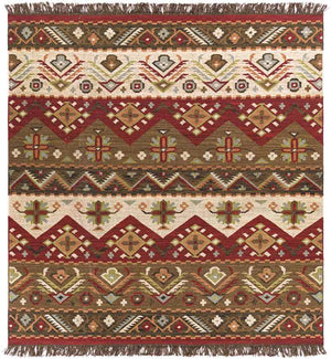 Claudette Rustic Dark Brown Area Rug