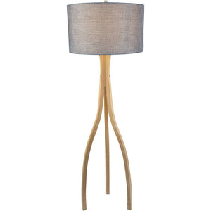 Shkoder Modern Brown Floor Lamp