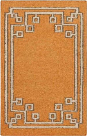 Adrian Modern Orange Area Rug