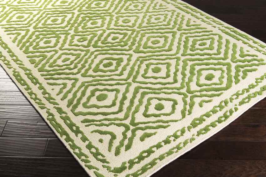 Ashland Modern Dark Green Area Rug