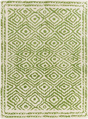 Ashland Modern Dark Green Area Rug