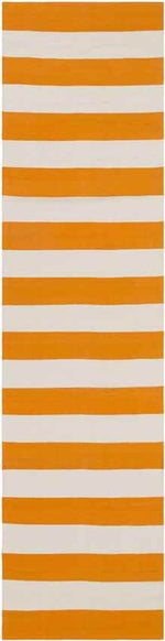 Atlanta Modern Orange/Ivory Area Rug