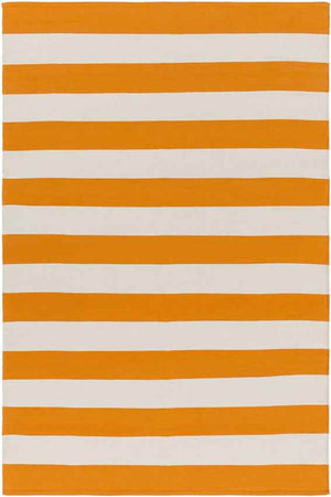 Atlanta Modern Orange/Ivory Area Rug