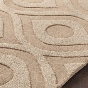 Bantam Modern Taupe Area Rug
