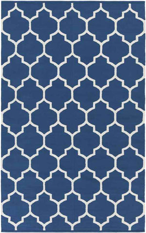 Zelhem Modern Blue Area Rug
