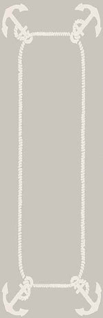 Blountsville Coastal Medium Gray Area Rug
